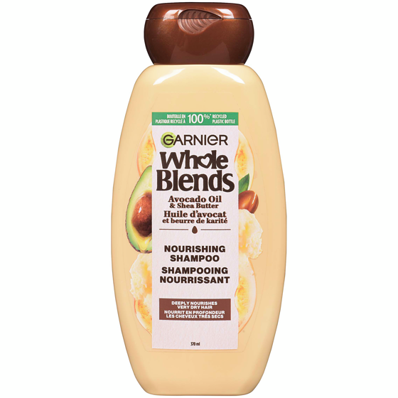 Garnier Whole Blends Shampoo, Avocado Oil & Shea Butter 370 ml, $1.35/100ml