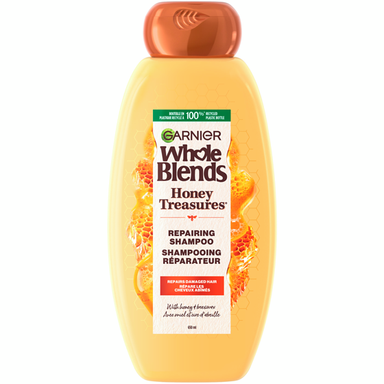 Garnier Whole Blends Honey Treasures Shampoo 650 ml, $1.77/100ml