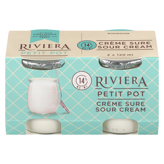 Riviera Sour Cream 2x120.0 ml, $2.50/100ml