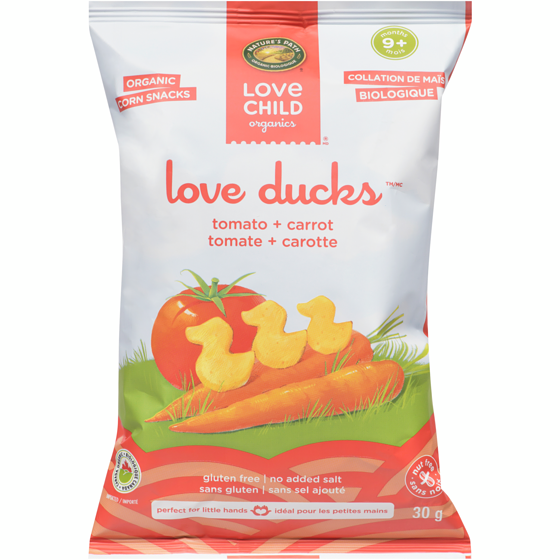 Love Child Organics Organic Tomato + Carrot Snacks 30 g, $7.97/100g