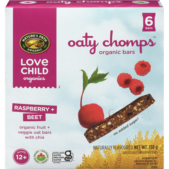 Love Child Organics Organic Raspberry + Beet Snacks 138 g, $2.89/100g