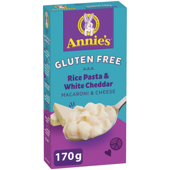 Annie's Gluten Free Rice Pasta White Cheddar Macaroni & Cheese 170 g, $1.94/100g