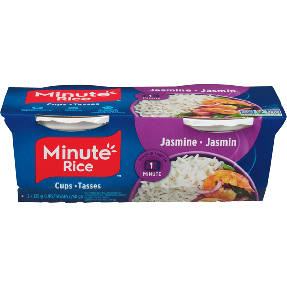 Minute Rice Jasmine 125 g, $1.40/100g