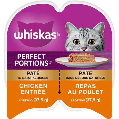 Whiskas Repas au poulet PERFECT PORTIONS pâté 75 g