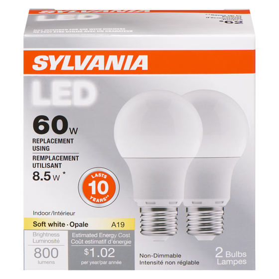 Sylvania Ampoule DEL85 Watt 1 ea, 4,00 $/1ch
