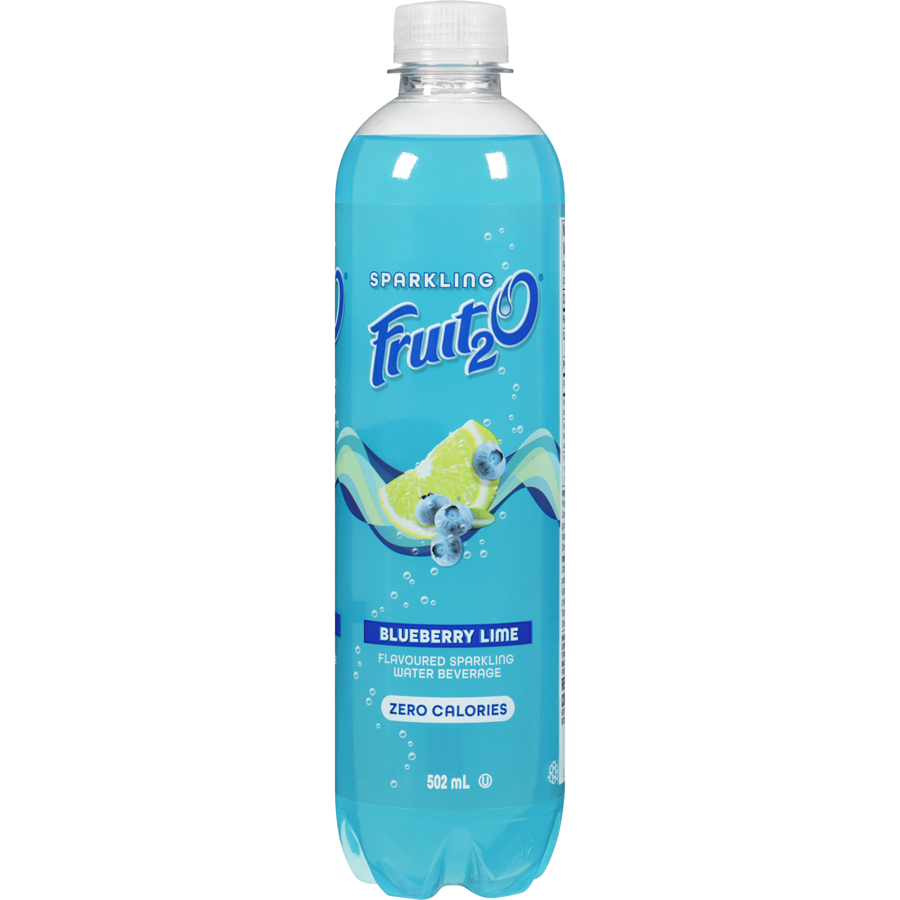 Fruit2O Sparkling Blueberry Lime Twist - 502 ml | Your Independent