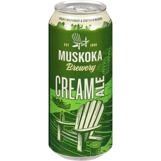 Muskoka Cream Ale (ID required at pick-up) 473 ml, $0.88/100ml