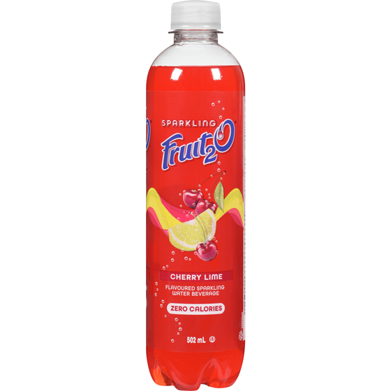 Fruit2O Sparkling Cherry Lime Twist 502 ml, $0.20/100ml