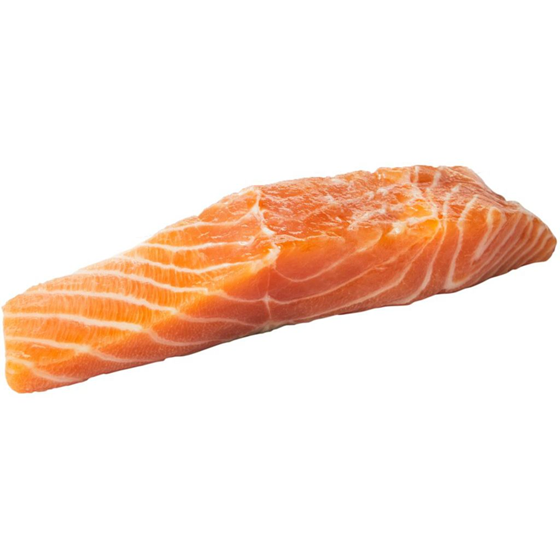 null Fresh Atlantic Salmon Portion 100 g, $3.99/100g $1.81/1lb