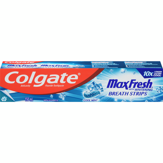 Colgate Maxfresh Cool Mint 150 ml, $3.66/100ml