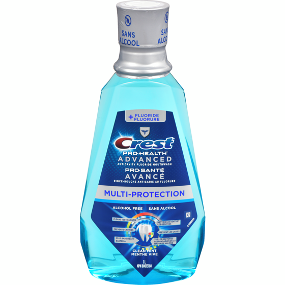 Crest Pro-Sante Avance – Rince-bouche avec extra nettoyant en profondeur  1 l, 1,15 $/100ml
