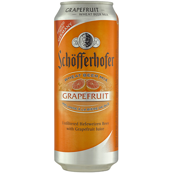 Schofferhofer Grapefruit Radler (ID required at pick-up) 500 ml, $0.63/100ml