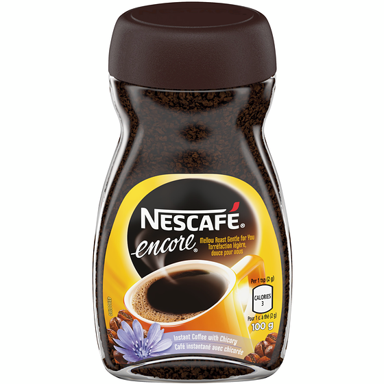 Nestlé Café soluble Encore avec chicorée 100 g, 6,50 $/100g