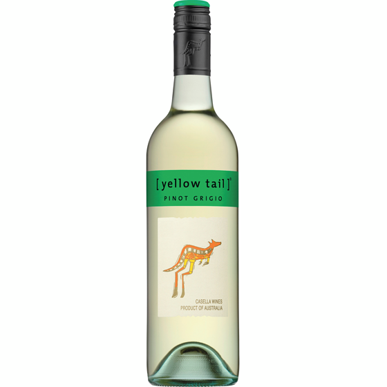 Yellow Tail Pinot Grigio Wine (ID required at pick-up) 750 ml, $2.14/100ml