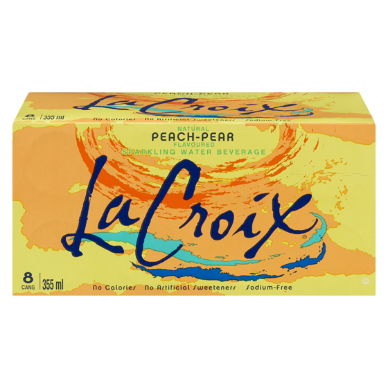 Lacroix Beverage Peach Pear Sparkling Water 8x355.0 ml, $0.21/100ml