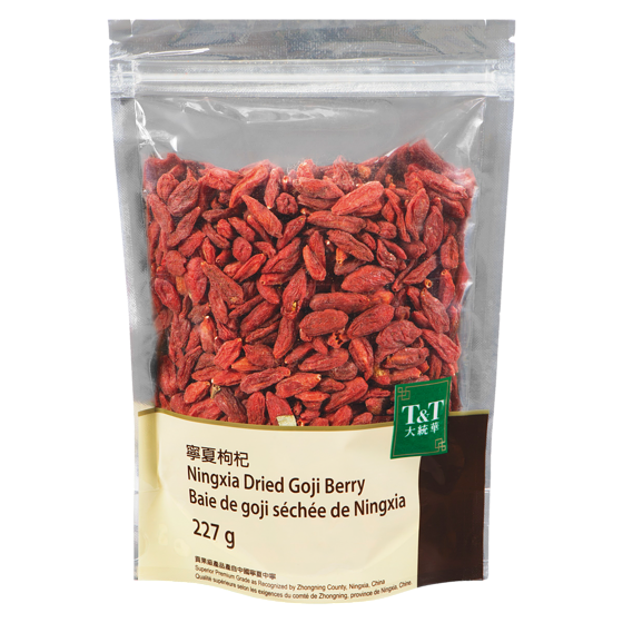 T&T Baies de Goji séchées 227 g, 3,52 $/100g