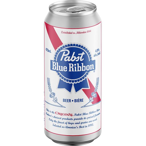 Pabst Lager (ID required at pick-up) 473 ml, $0.56/100ml