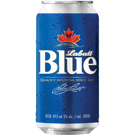 Labatt Blue Beer (ID required at pick-up) 473 ml, $0.54/100ml