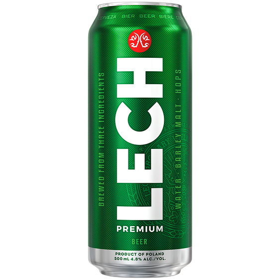 Lech Beer (ID required at pick-up) 500 ml, $0.68/100ml