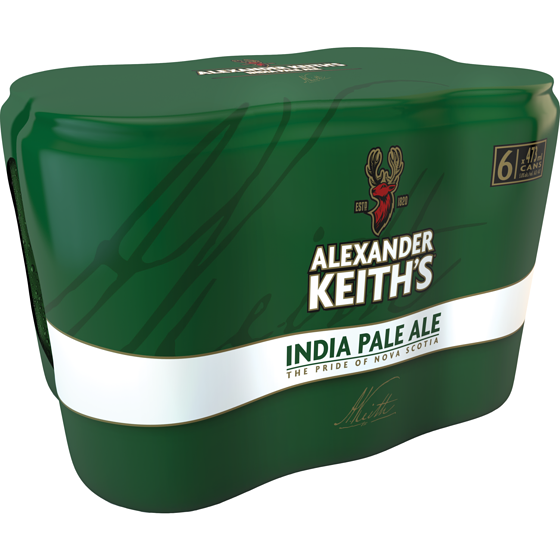 Alexander Keith's IPA Beer (ID required at pick-up) 6x473.0 ml, $0.78/100ml
