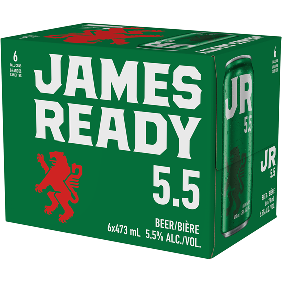 James Ready Beer (ID required at pick-up) 6x473.0 ml, $0.49/100ml