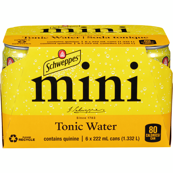 Schweppes Tonic Water  6x222.0 ml, $0.41/100ml