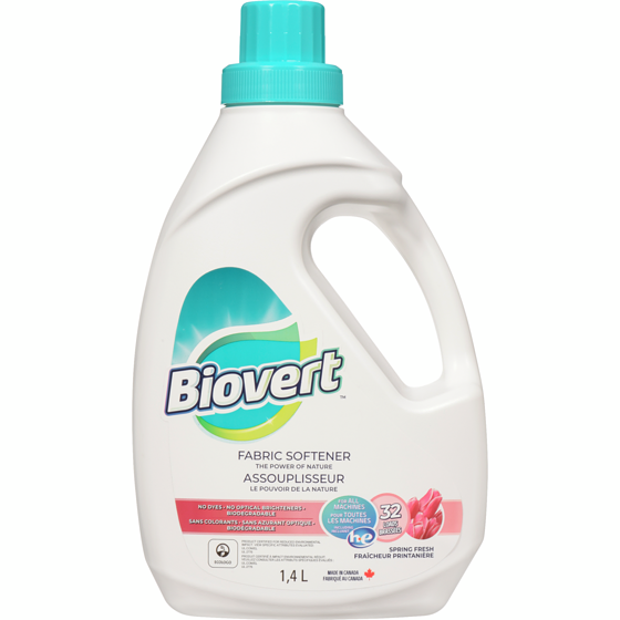 Biovert Assouplissant textile 1.4 l, 0,43 $/100ml