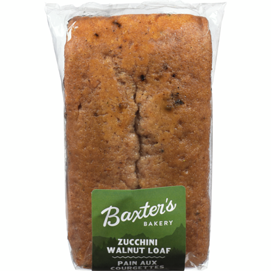 Baxter Zucchini Walnut Loaf 575 g, $1.13/100g