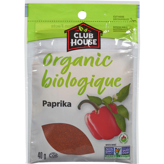 Club House Organic Paprika 40 g, $8.23/100g