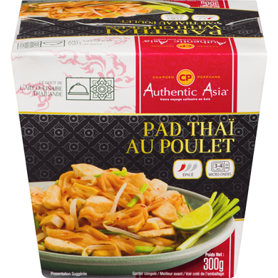 Charoen Pokphand Pad thaï au poulet 300 g, 1,66 $/100g