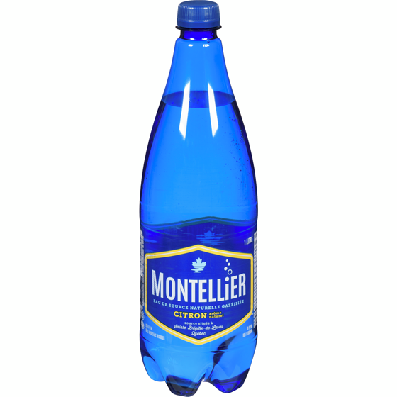 Montellier Montellier Eau gazéifiée citron 1 l, 0,15 $/100ml