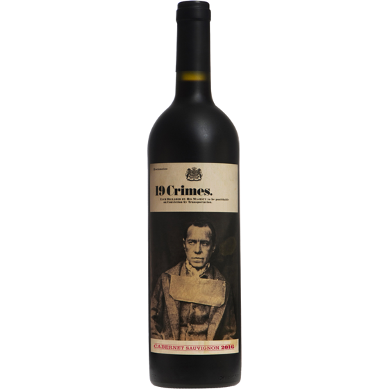 19 Crimes Cabernet-sauvignon (Pièce d’identité requise au moment du ramassage) 750 ml, 2,74 $/100ml