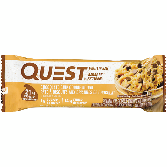 Questbar Protein Bar,  Chcolate Cookie Dough 60 g, $9.63/100g