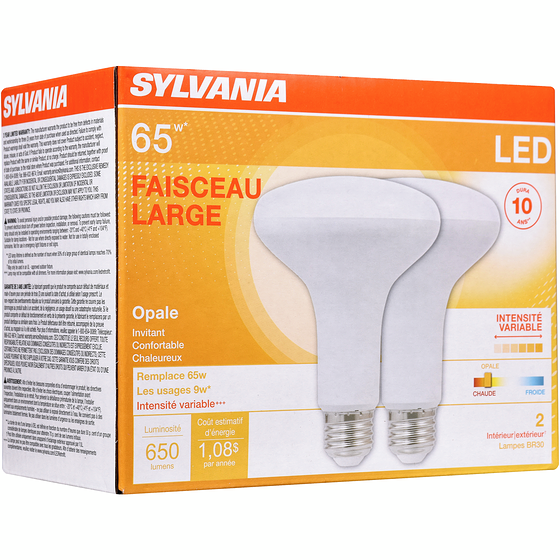 Sylvania Ampoule à DEL 9 W 1 ea, 8,50 $/1ch