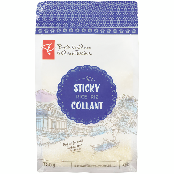 President's Choice Sticky Rice 750 g, $0.67/100g