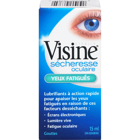 Visine Gouttes fatigue oculaire 15 ml, 73,27 $/100ml