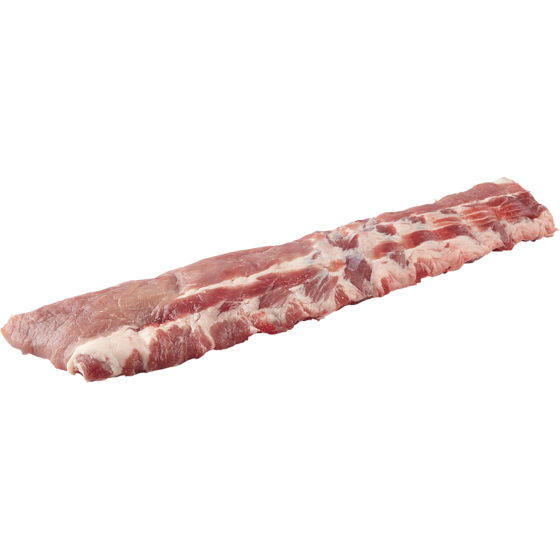 null Lethbridge Pork Back Rib, Service Case $16.51/1kg $7.49/1lb