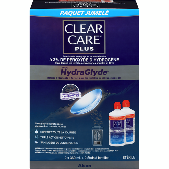 Clear Care Solution pour verres de contact 720 ml, 3,33 $/100ml