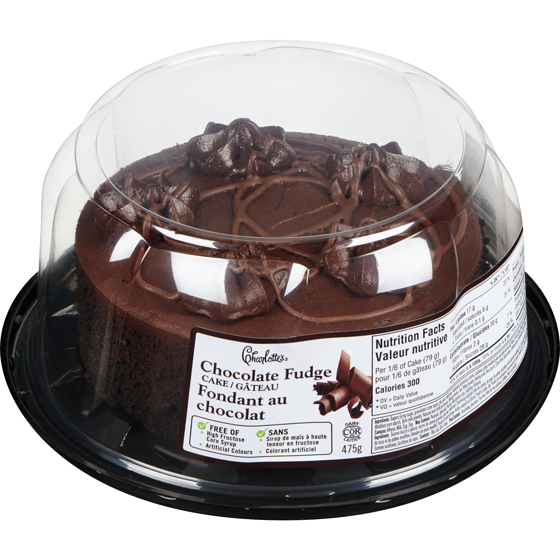 Charlotte's Gâteau fondant au chocolat de 6 po 475 g, 1,26 $/100g