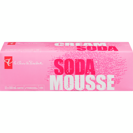 le Choix du Président Soda mousse 12x355.0 ml, 1,97 $/100ml