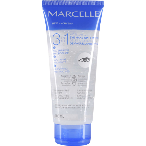 Marcelle Micellar Technology 3-in-1 Micellar Gel Eye Make-up Remover 100 ml, $15.99/100ml