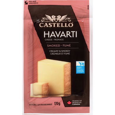 Castello Havarti Smoked Cheese 170 g, $4.99/100g