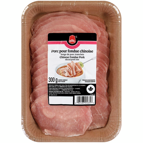 Royal Porc à fondue chinoise Roy 300 g, 2,83 $/100g