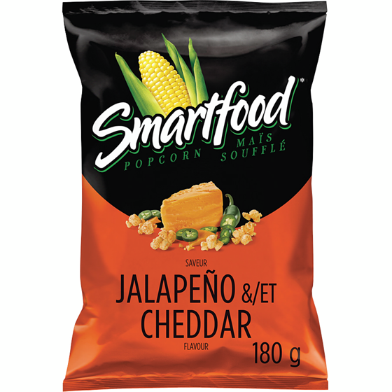Smartfood Jalapeño & Cheddar Popcorn 180 g, $2.77/100g