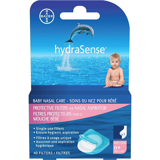 Hydrasense Filtres protecteurs pour Mouche bébé, Soins du nez pour bébé 40 ea, 0,27 $/1ch