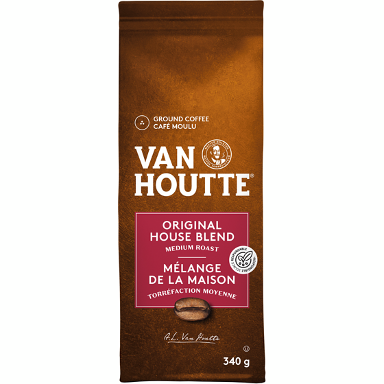 Van Houtte Van Houtte Mélange de la maison café moulu, 340 g, peut être utilisé avec les cafetières Keurig 340 g, 4,12 $/100g