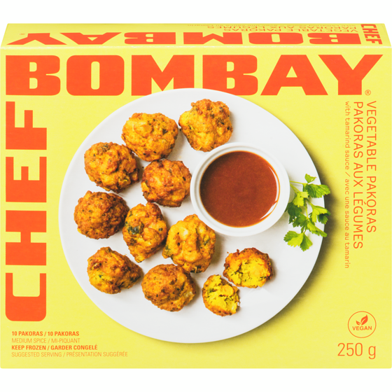 Chef Bombay Vegetables Pakoras 250 g, $2.40/100g
