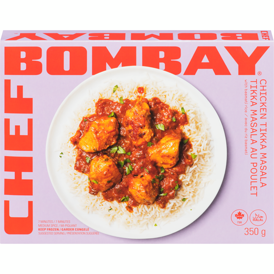 Chef Bombay Chicken Tikka Masala 350 g, $2.00/100g