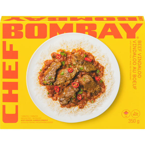 Chef Bombay Beef Vindaloo 350 g, $1.71/100g