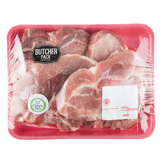 null Sirloin and Rib End Chops $8.79/1kg $3.99/1lb